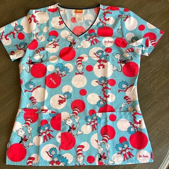 Dr. Suess Scrub Top - Picture 1 of 4